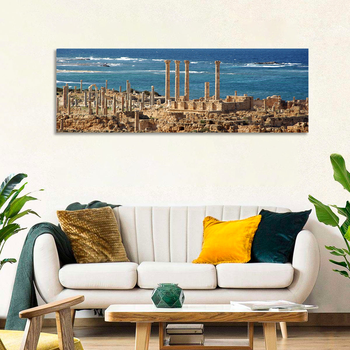 Leptis Magna Coastal Ruins Wall Art