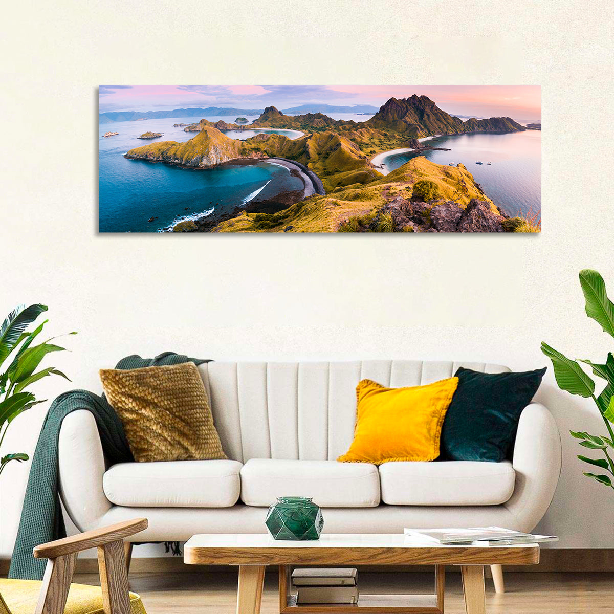 Padar Island Sunrise View Wall Art