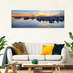 Marina at Golden Hour Wall Art
