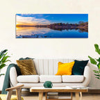 Lake Zorinsky Sunset Reflection Wall Art