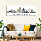 Kansas City Skyline Wall Art