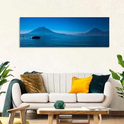 Boat At Lake Atitlan Wall Art