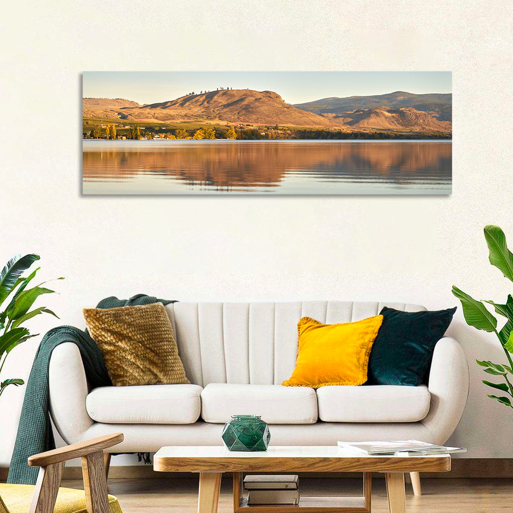 Osoyoos Lake Moonlit Reflection Wall Art