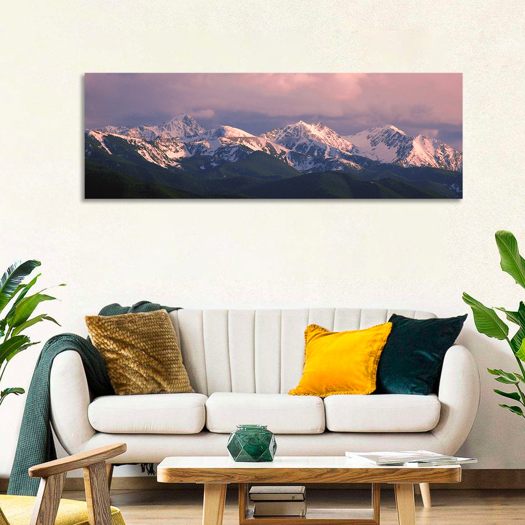 Spanish Peaks Alpenglow Montana Wall Art