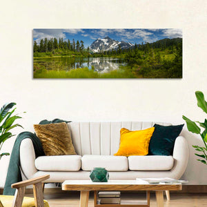 Mt Shuksan from Picture Lake Wall Art