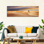Sahara Camel Rider at Sunset Wall Art