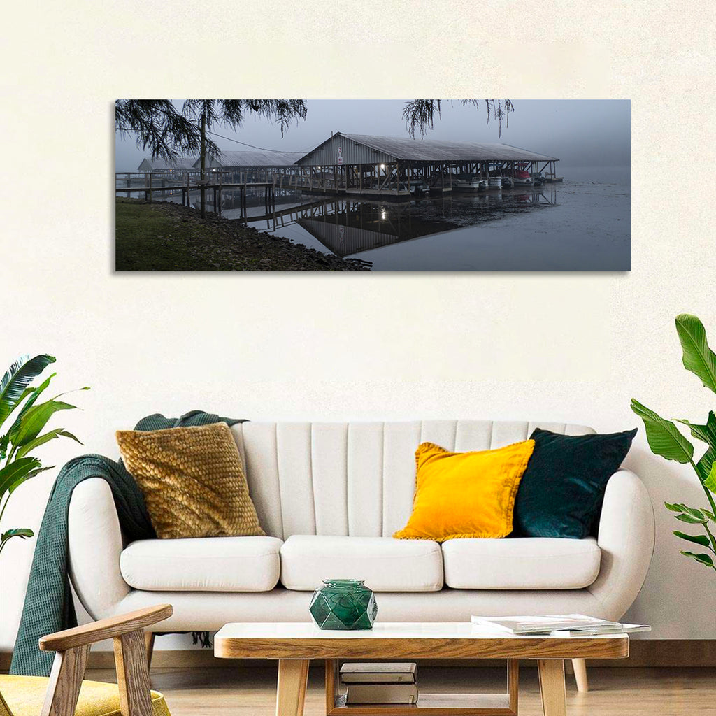 Ozark Beach Resort Boathouse Wall Art