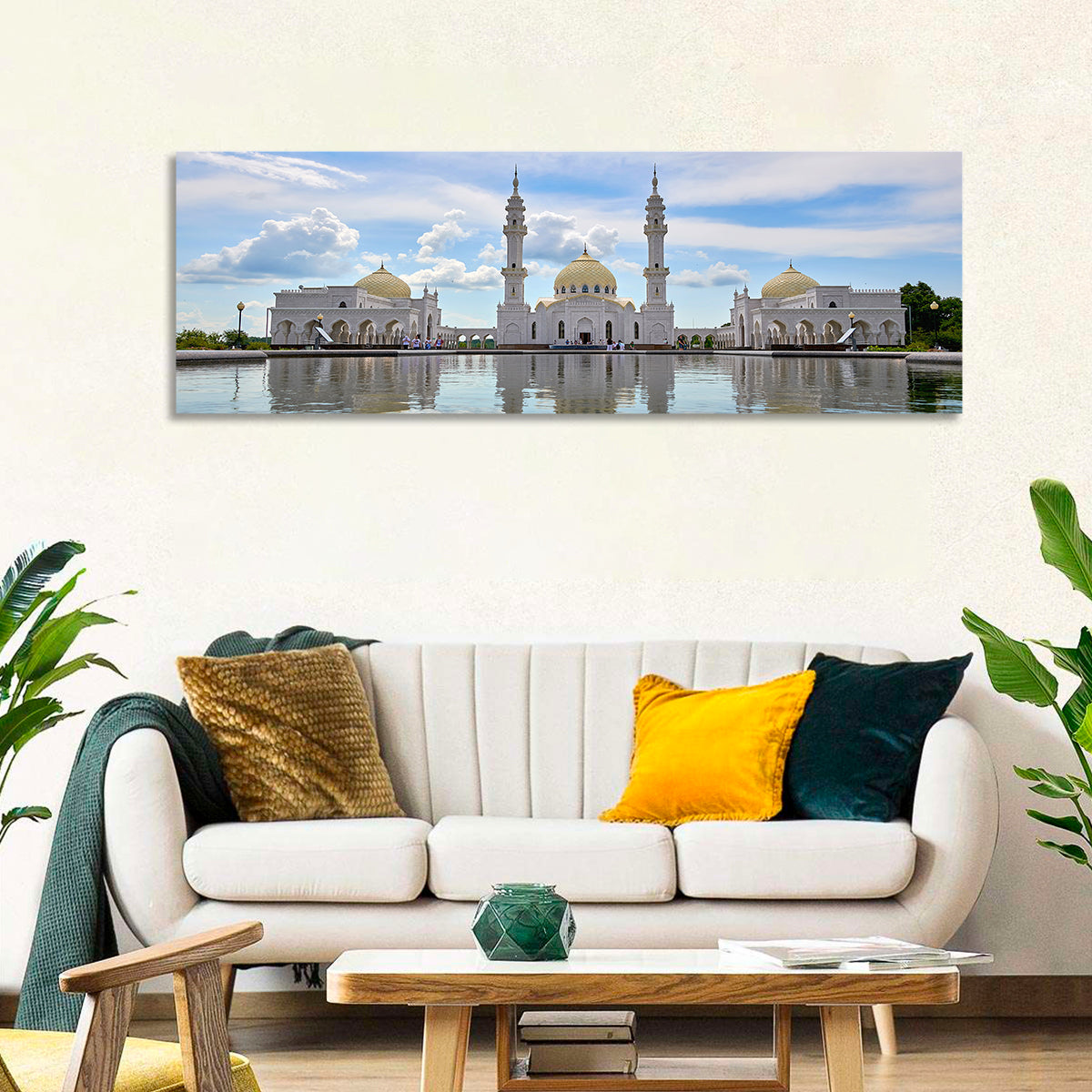 Bolgar White Mosque Reflection Wall Art