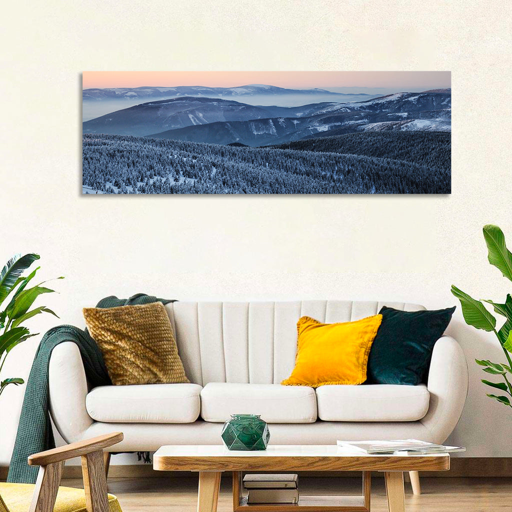 Jeseníky Winter Mist Wall Art