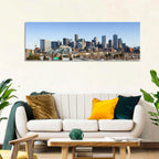 Denver Skyline with Speer Boulevard Bridge Wall Art