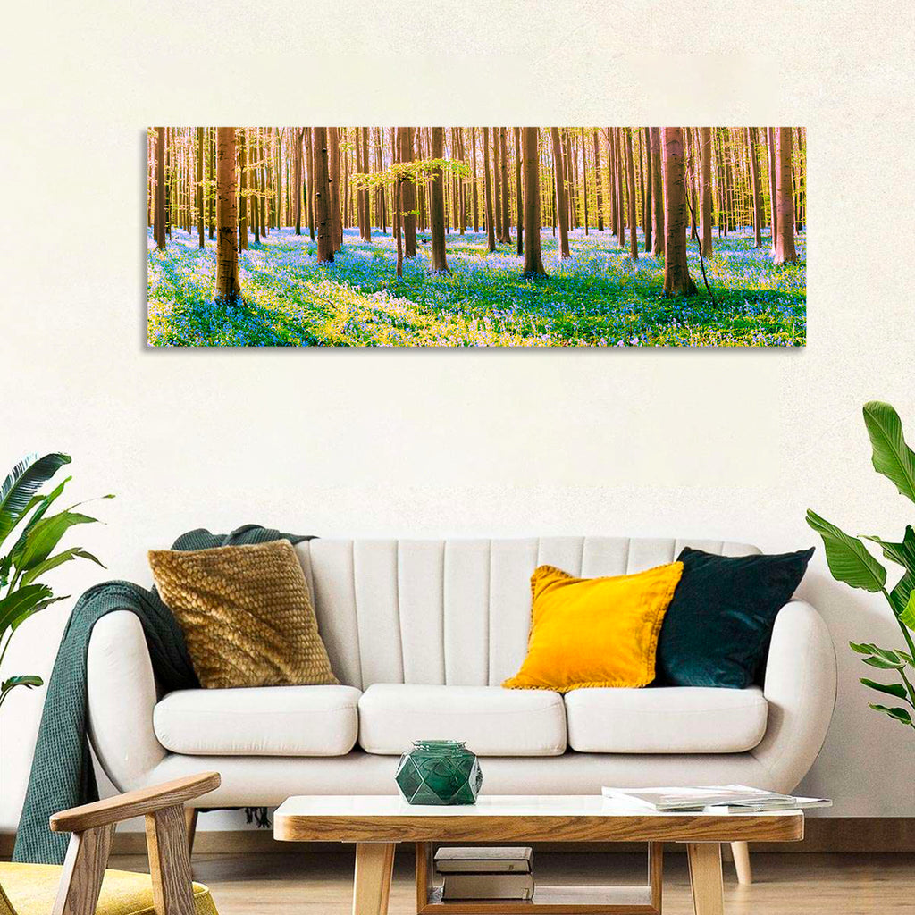 Hallerbos Bluebell Forest Wall Art
