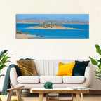 Lake Pleasant Shoreline with Boat Wall Art