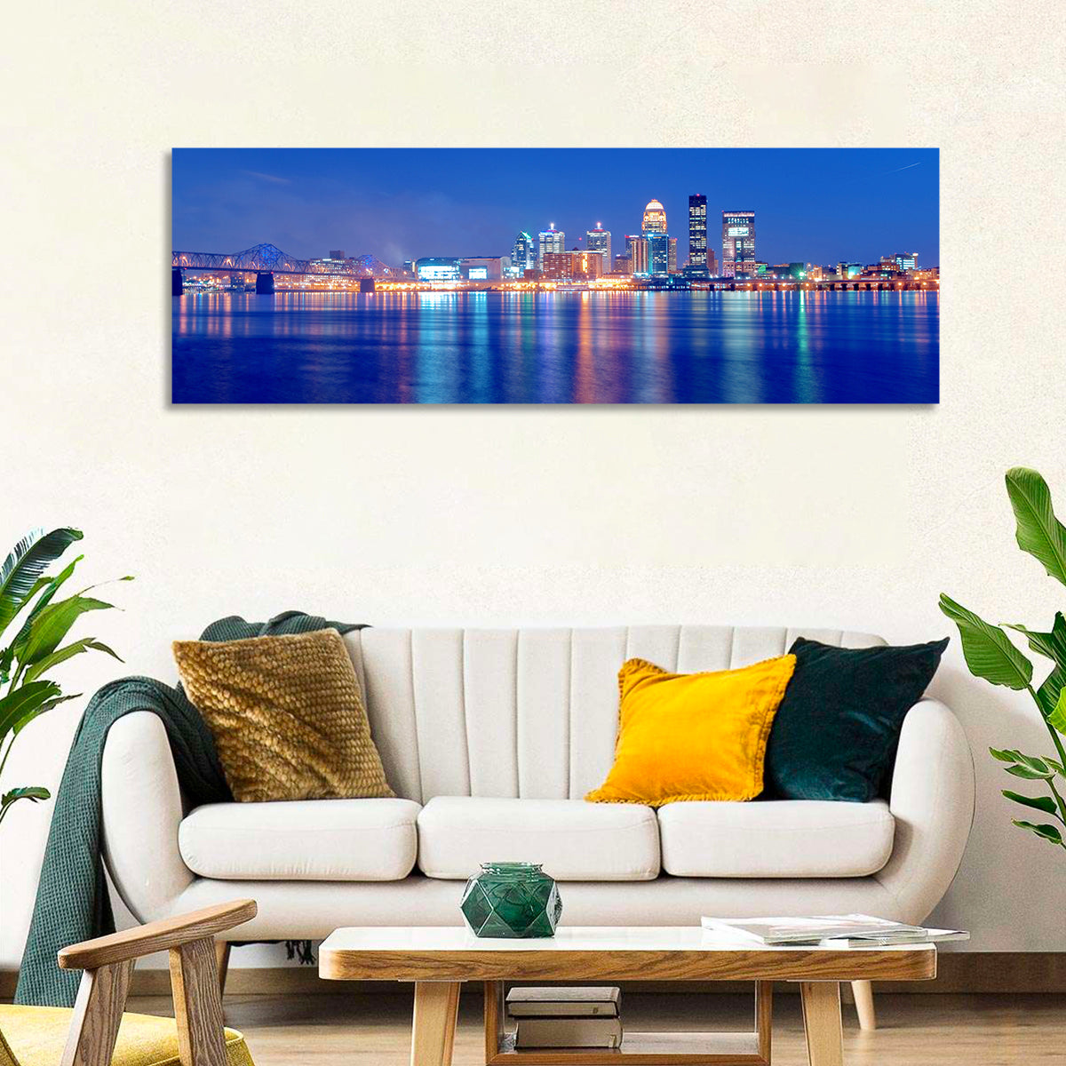 Louisville Skyline at Dusk Wall Art
