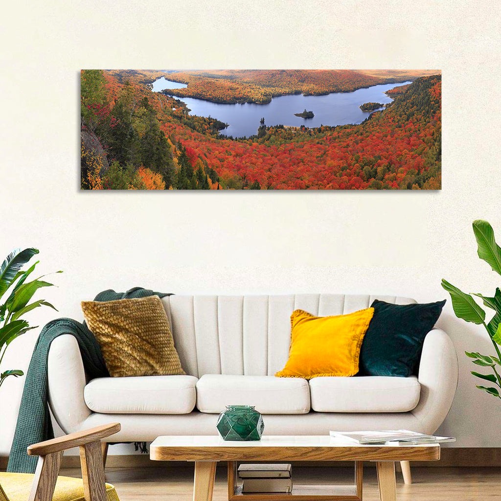 Lake Monroe Autumn Vista Wall Art