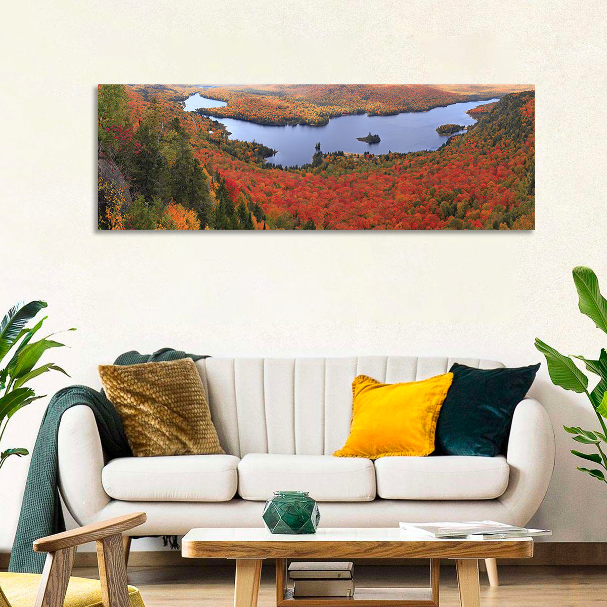 Lake Monroe Autumn Vista Wall Art
