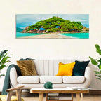 Koh Nang Yuan Sandbar Island Beach Wall Art