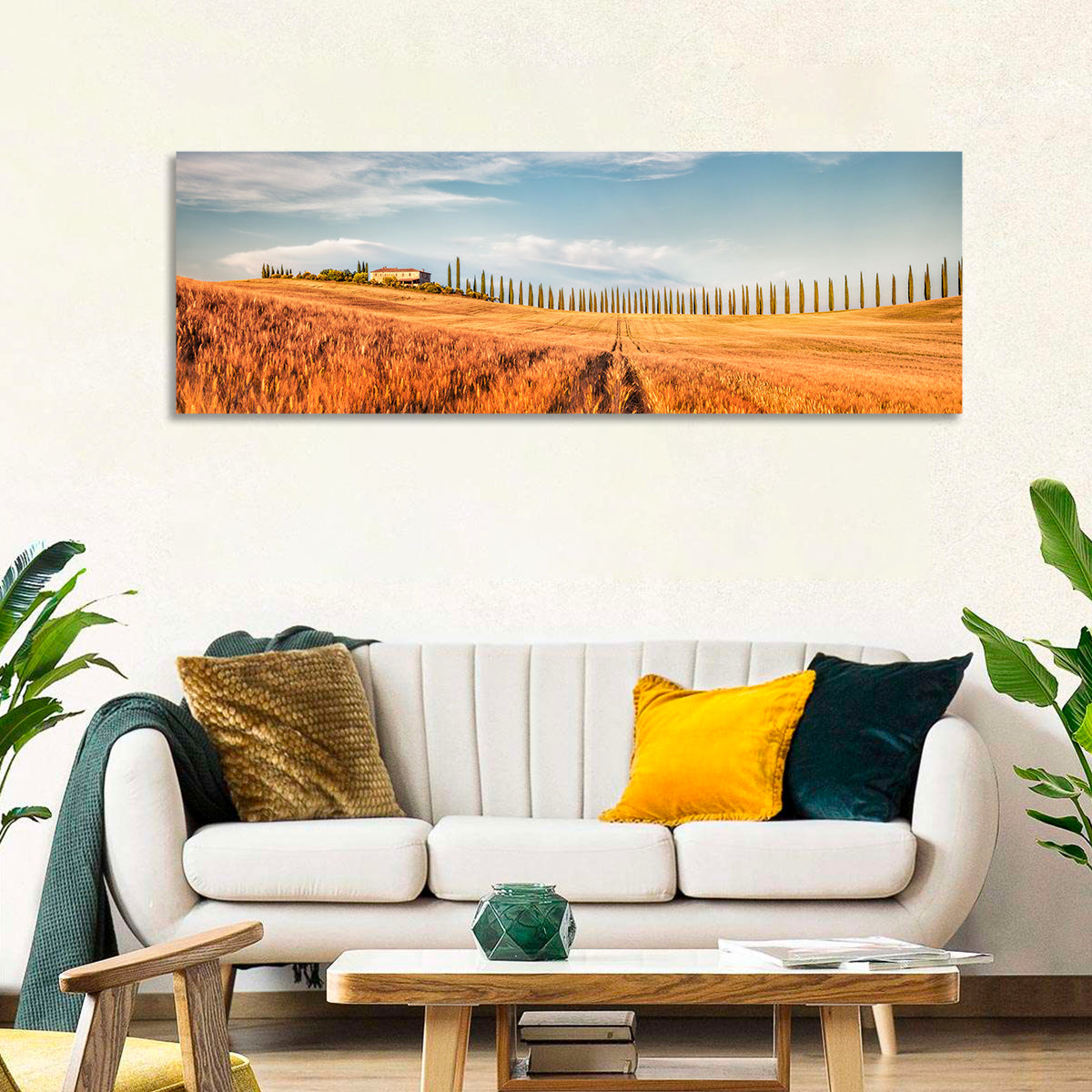 Tuscan Wheat Field Wall Art