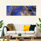 Blue Rush Abstract Wall Art