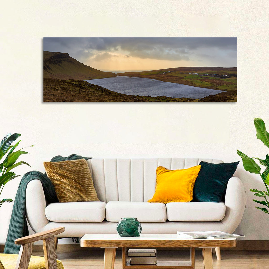 Isle of Skye Lake at Golden Hour Wall Art