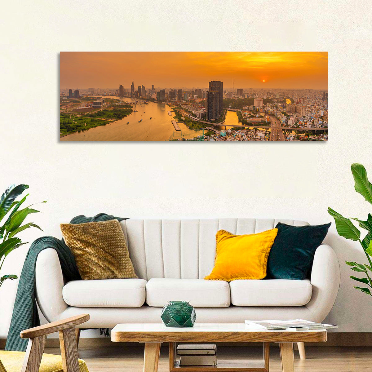 Landmark 81 Golden Hour Skyline Wall Art