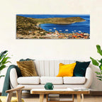 Isla Del Sol Village on Lake Titicaca Wall Art