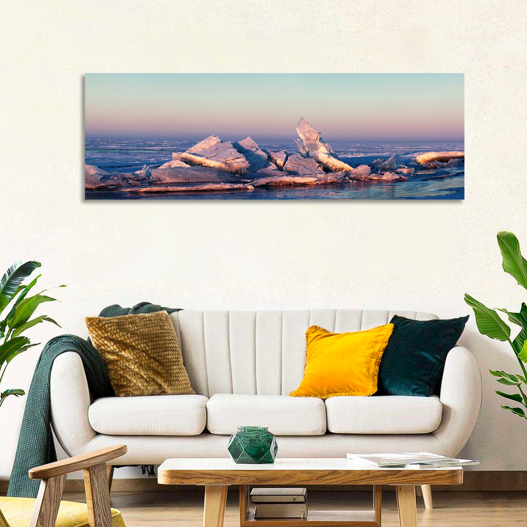 Lake Balkhash Ice Hummocks Wall Art