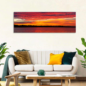 Lake Ijssel Sunset Wall Art