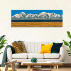 Snow-capped Peaks Over Lake Titicaca Wall Art