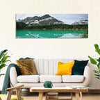 Lake Ohara Turquoise Reflection Wall Art