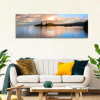 Flathead Lake Golden Hour Wall Art