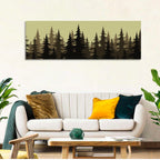 Fir Tree Silhouettes Wall Art