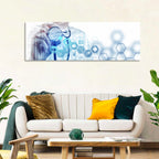 Stethoscope Checkup with Medical Icons Wall Art