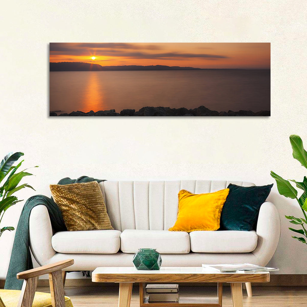 Lake Pepin Golden Sunrise Wall Art