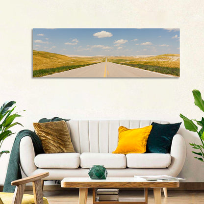 North Dakota Highway Wall Art