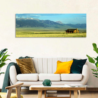 Montana Mountains Ranch Wall Art