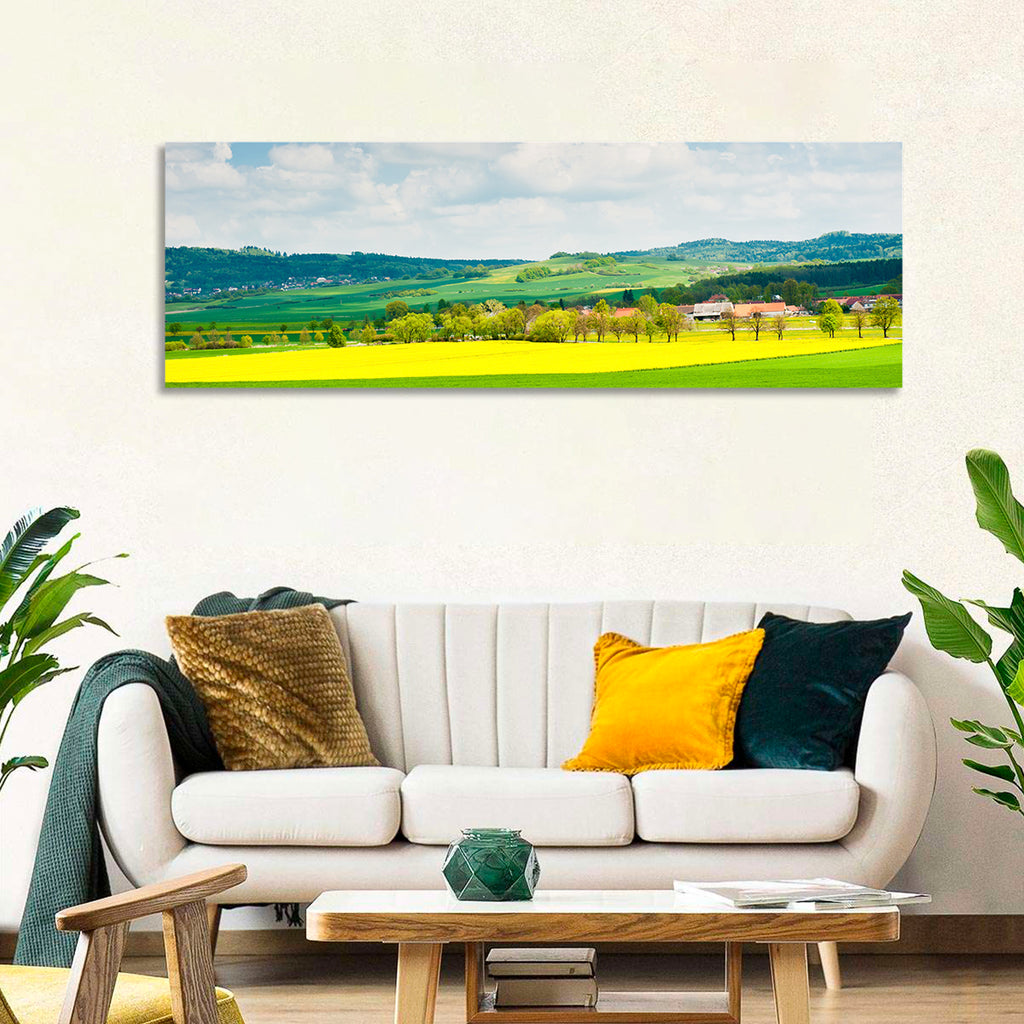 Czech Rapeseed Fields Wall Art