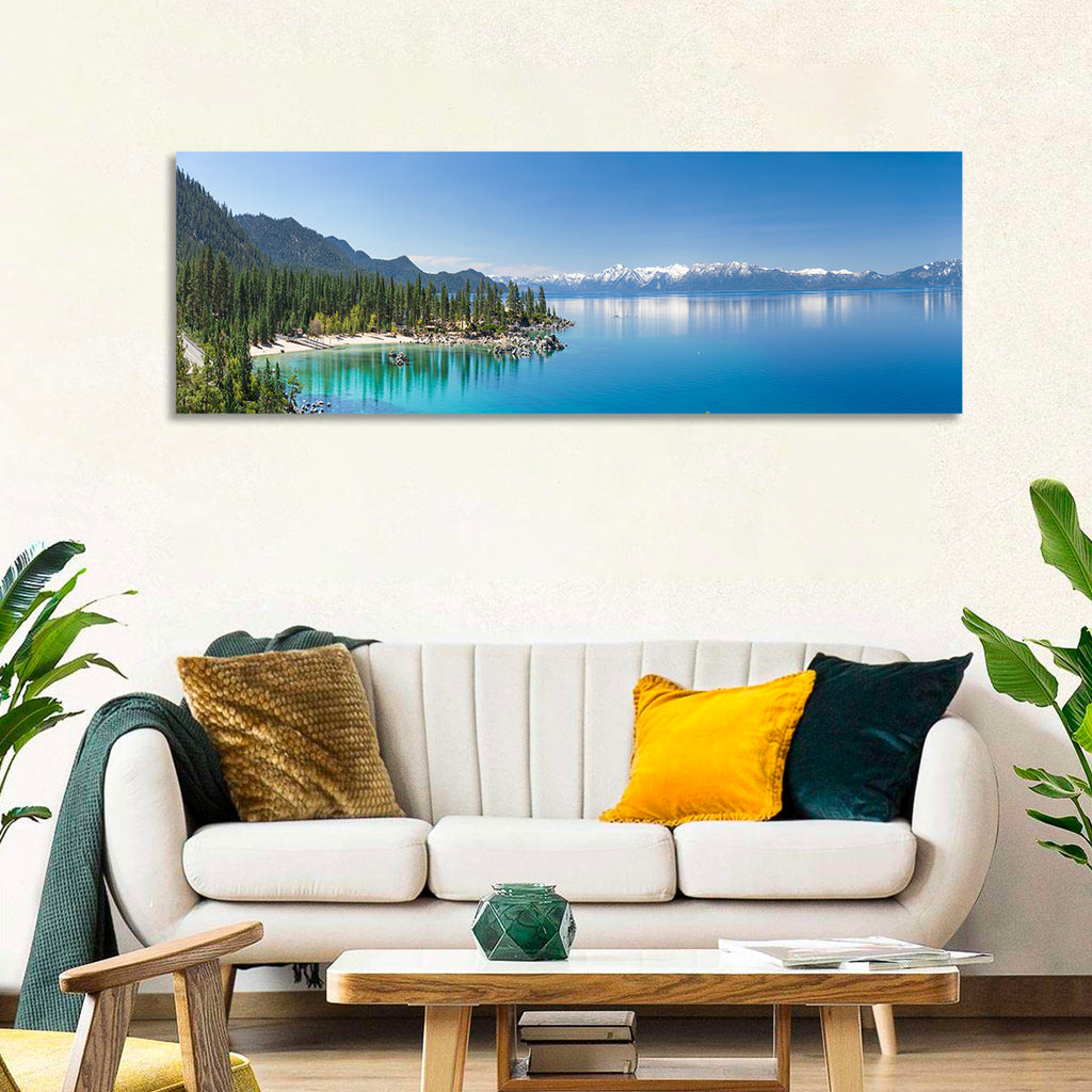 Lake Tahoe Turquoise Shoreline Wall Art