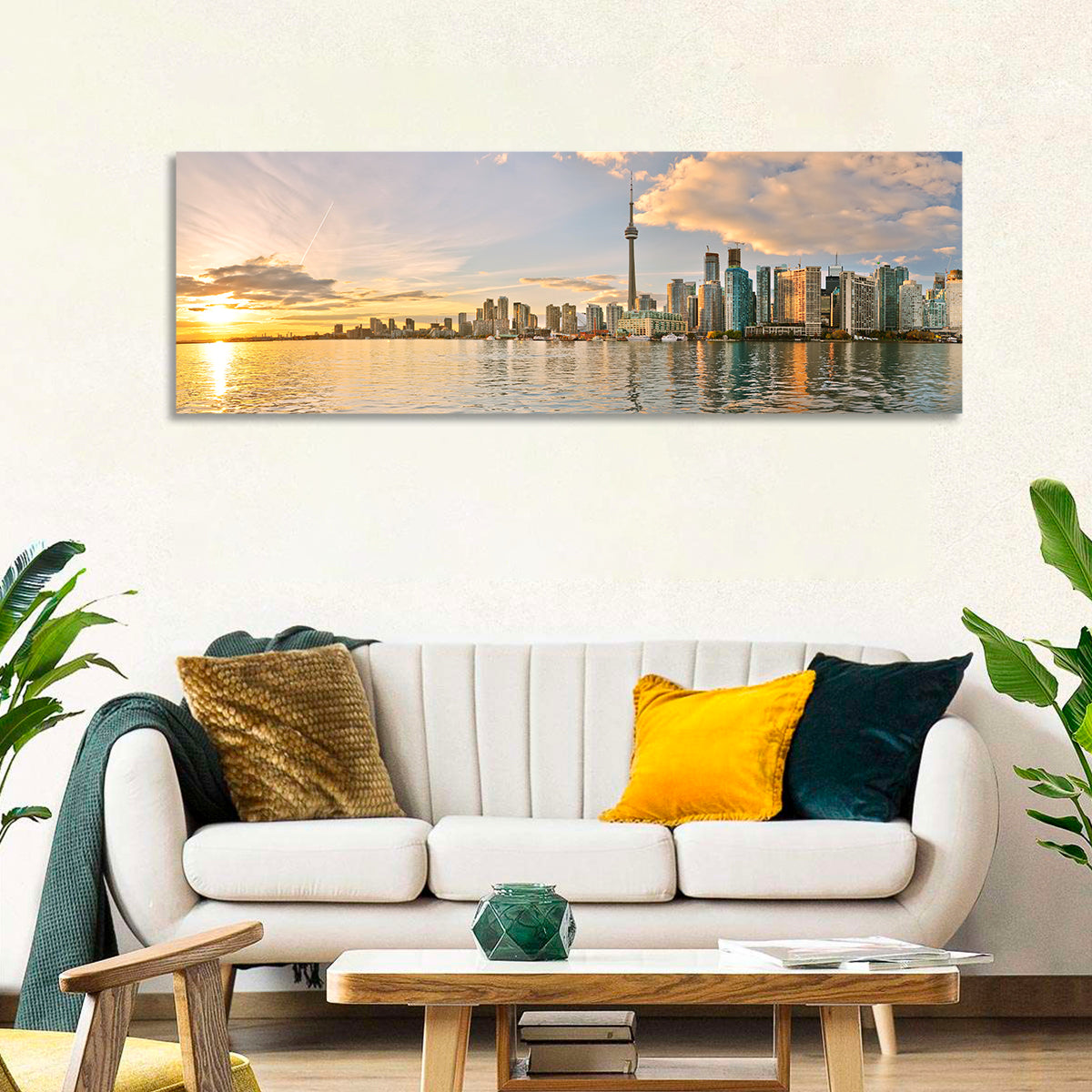 Toronto Golden Hour Skyline Wall Art