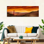 Golden Gate Bridge at Sunset Wall Art