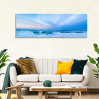 Frozen Blue Seascape Wall Art