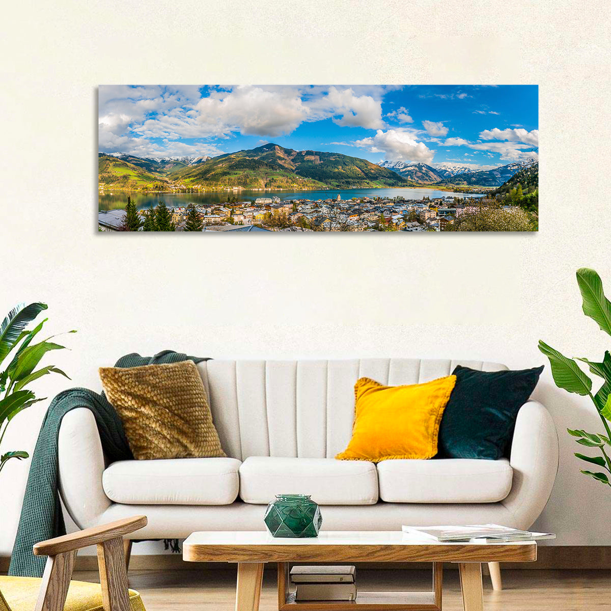 Zell Am See Shoreline Wall Art