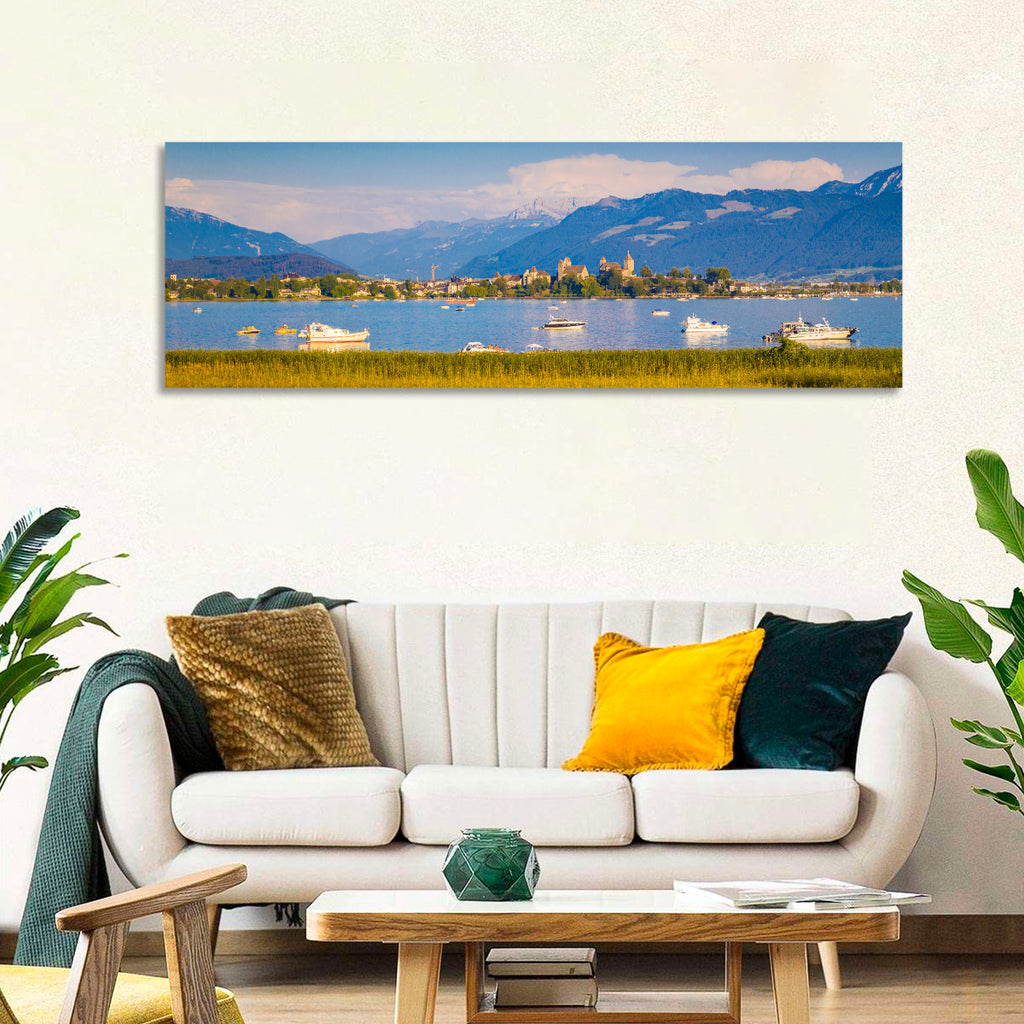 Rapperswil Castle Over Lake Zurich Wall Art