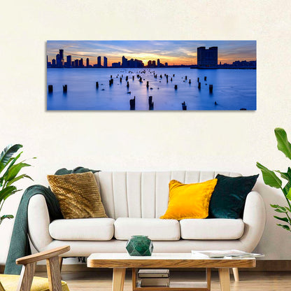 New Jersey Skyline Wall Art
