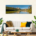 Morning Light at Stanley Lake Wall Art
