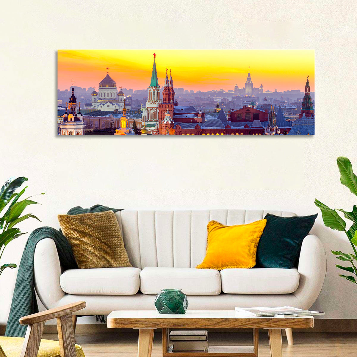 Moscow Kremlin at Golden Hour Wall Art