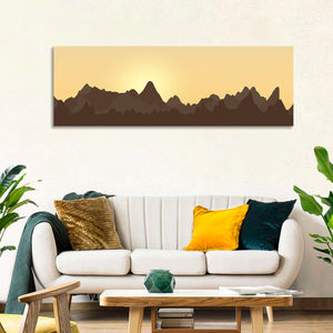 Mountains Abstract Wall Art