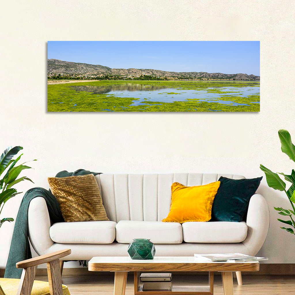Uchali Lake Algae Reflection Wall Art