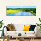 Blue River Meadow Wall Art