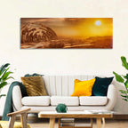 Deserted Alien Planet at Dusk Wall Art