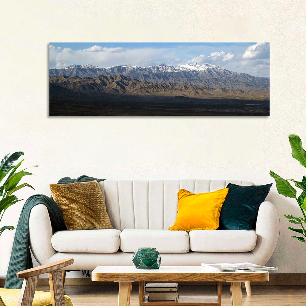Snow-capped Afghan Mountains Wall Art